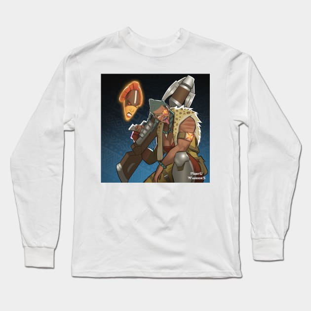 Muntu Warriors - Amazone Collection Long Sleeve T-Shirt by Beckley Art